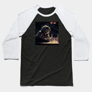 Bourbon Goblin AI Baseball T-Shirt